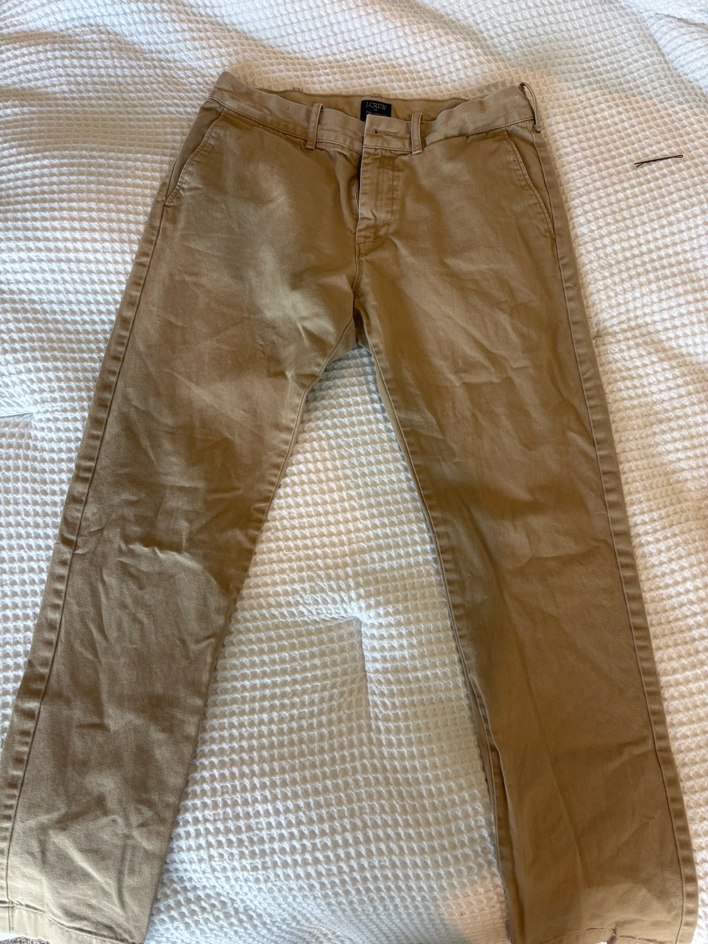 J. Crew Men's Chinos in Khaki Tan